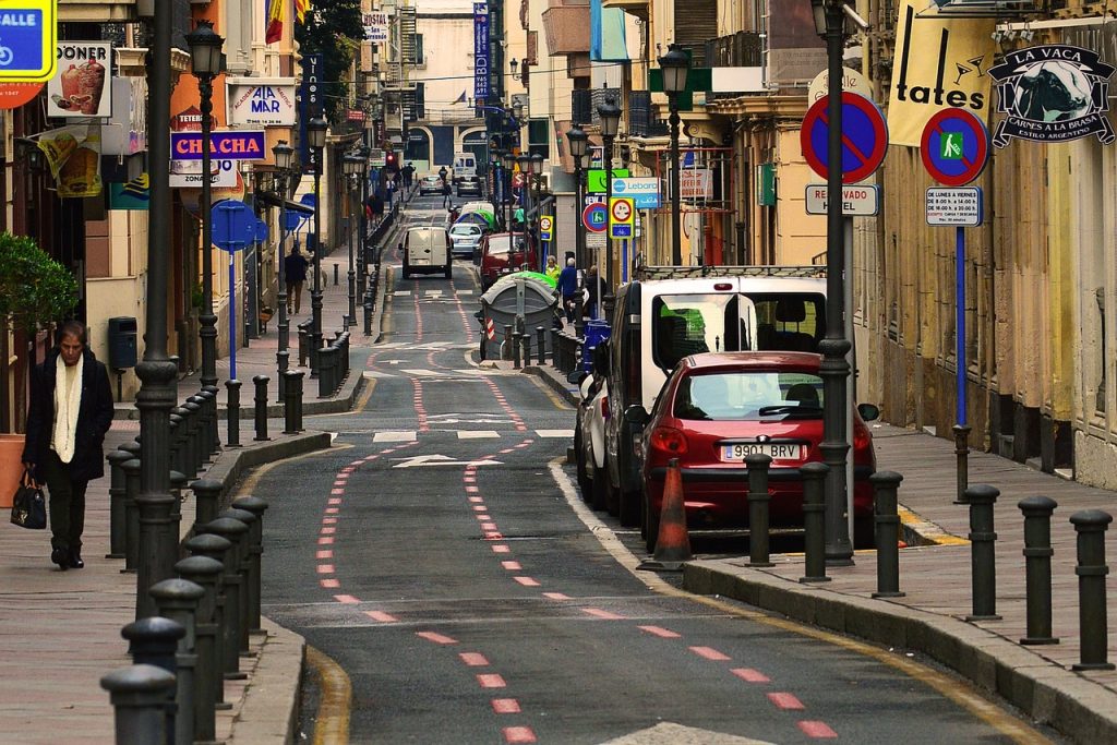 Driving in Alicante